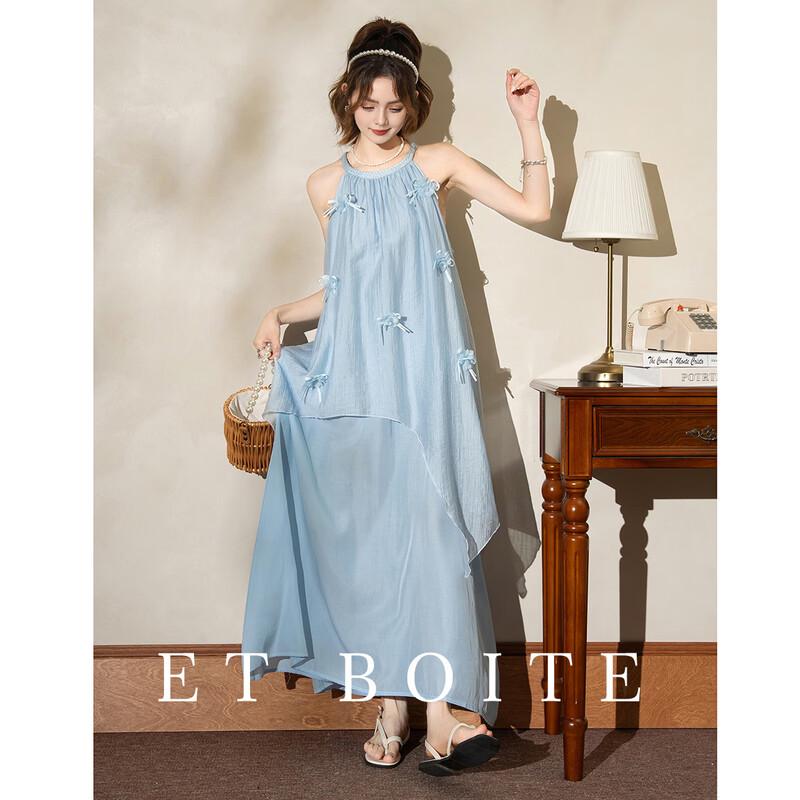 Французская Коробка Стиль Аврора 3D Цветочный Платье на Завязках M