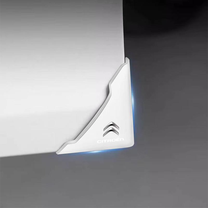 2Pcs Car Door Corner Cover Bumper Crash Anti-Scratch Protection Sticker For Citroen C1 C2 C3 C4 C4L C5 C6 C8 DS3 DS4 DS5 DS6 LS Berlingo Picasso