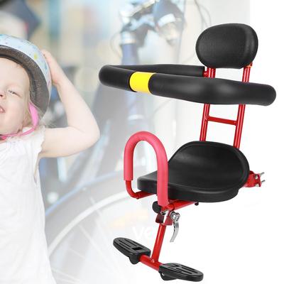 Scaun față pentru copii pentru bicicletă, lărgit, îngroșat, pentru siguranță pentru mașină electrică, scaun universal pentru copii