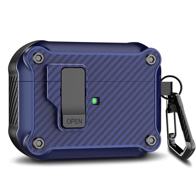 AirPods Pro 3 Flip Cover Case: Auto Buckle Protective Cover for Apple 4th Gen Pro2 Earphones.