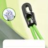 [Durable Rubber] Elastic Mini Luggage Straps | 3pcs | Green & Black Rubber | Durable, Foldable & Cold-Resistant, Secure Fastening | Travel