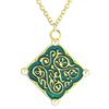 Triss Merigold Medaillon Anhänger Halskette Perlen Goldkette Zauberer The Witcher Cosplay Schmuck Halsketten Damen Herren Zubehör