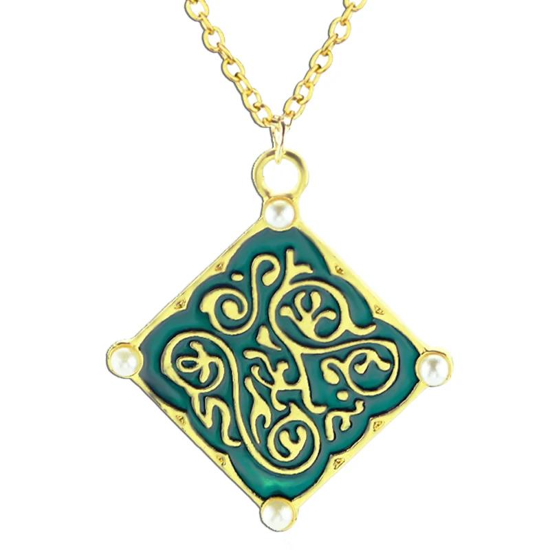 Кулон-медальон Трисс Меригольд Жемчуг Золотая Цепь Волшебник Ведьмак 3 Косплей Украшения Ожерелья Женские Мужские Аксессуары