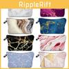 Hot Selling Marble Print Cosmetic Bag Versatile Pillow Bag Rainbow Storage Organizer