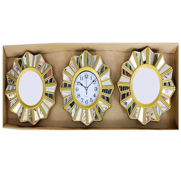 

Настенные часы для гостиной, домашние настольные часы, настенные часы для фона дивана, современные минималистичные настенные часы с абстрактным искусством, тройные настенные часы JZ-21