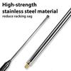 5.6m/18.4ft Stainless Steel Telescopic Antenna For Amateur Radio Shortwave High Frequency Telescopic Antenna For Yagi Antenna