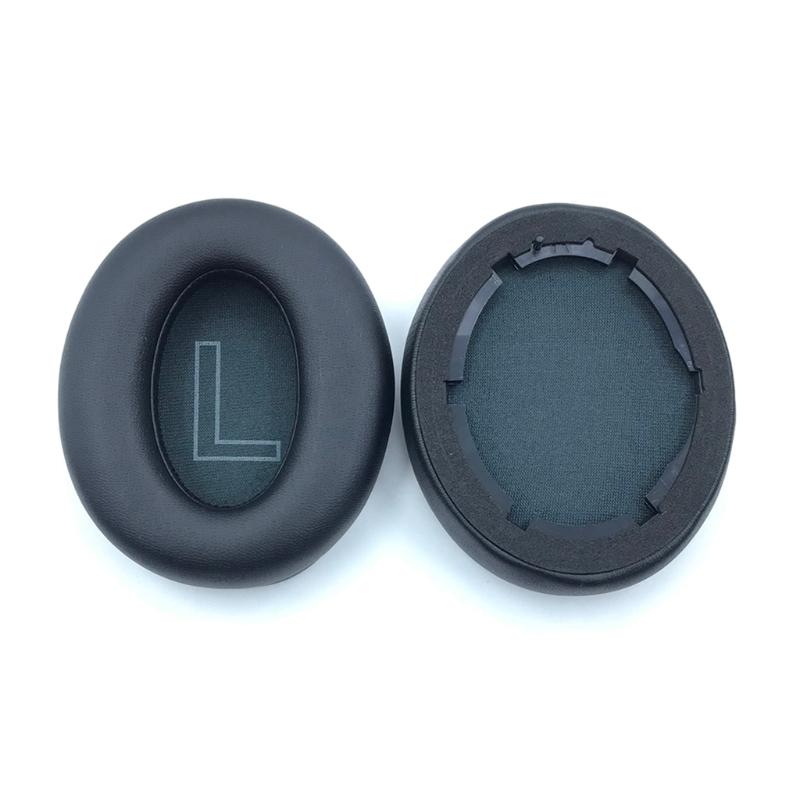 Replacement Soft Memory Foam Ear Pads Cushion for Anker Soundcore Life Q20 / Q20 BT Headset Leather EarPads Cover