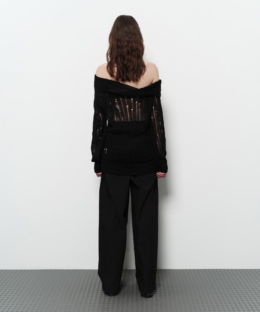 Daiaegeuneol Rustle Wide Trousers (Black)