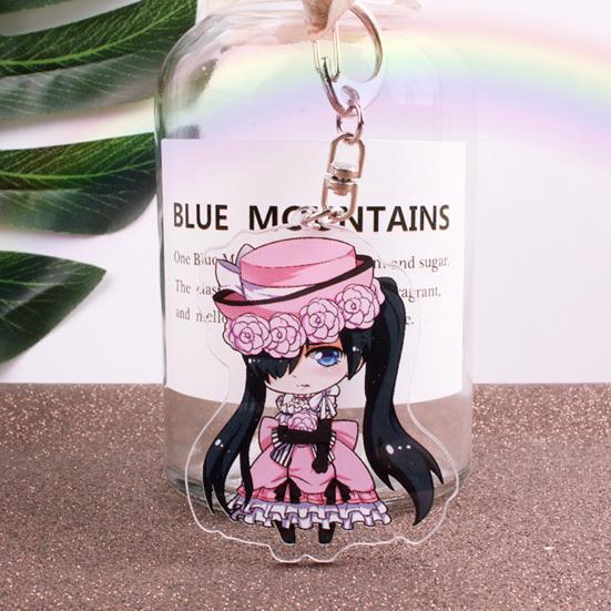 ObeyMe! Anime-Schlüsselanhänger-Set – 8 Acryl-Figuren Als Bunte Schlüsselbund-Deko