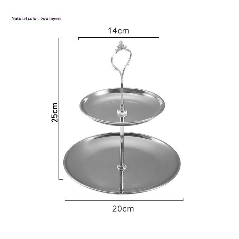 Gold Silver 2/3-Tier Cake Stand Party Dessert Display Tower For Holiday Gathering Elegant Serving Stand Cupcake Stand Decor