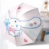 1pc Cinnamoroll Heart-Shaped Automatic Opening/Closing Umbrella with Foldable Design, 8-Bone Iron Frame, Outdoor Use, Perfect Gift for Fans, Travelers