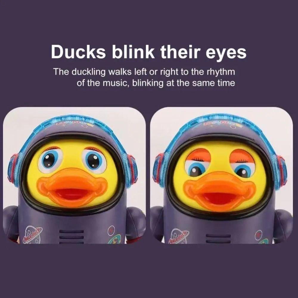 Interactive Dancing Astronaut Duck Toy Plastic Duck Musical Interactive Toy  Kids Toddlers