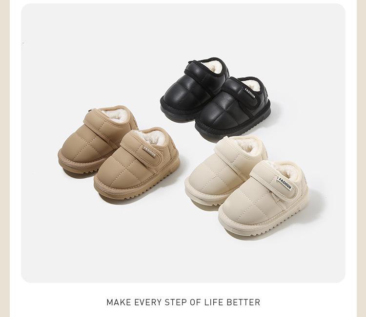 Infant & Toddler Winter Snow Boots - Warm Velvet, Cozy Cotton for Boys & Girls