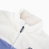 New Balance Plus Colorblock Patch Detail Zip Up Teddy Jacket Asia Sizing 'White Blue Black' Unisex 6DC44823-NV