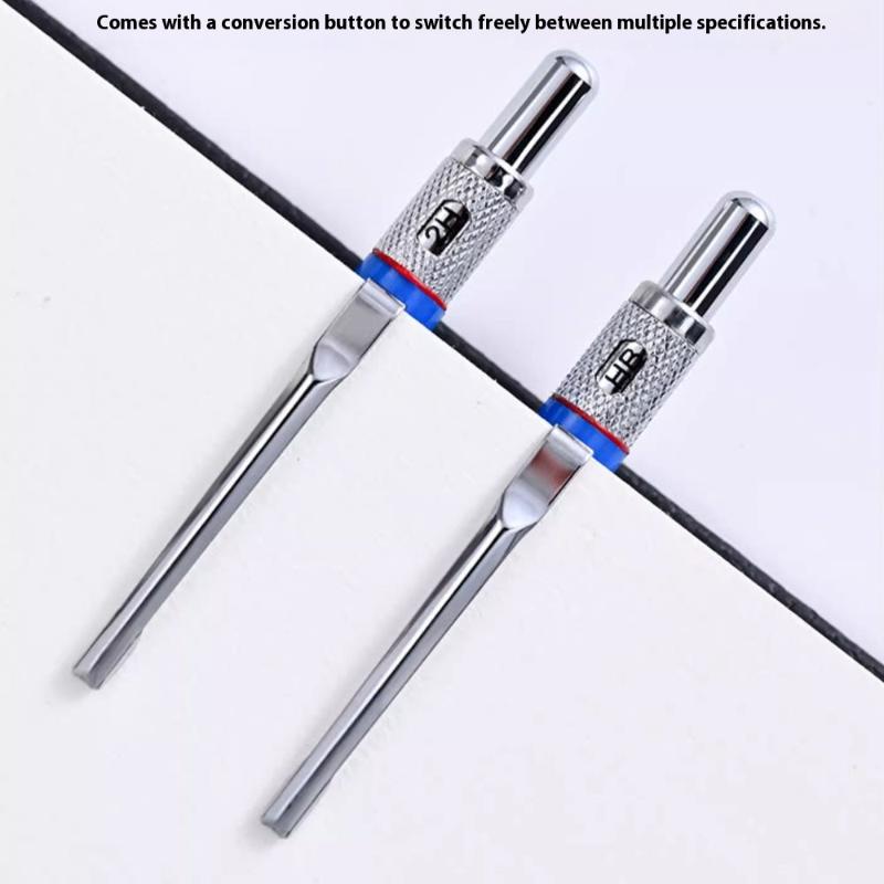 1 Stk. Tiefloch-Metall-2,0-mm-Holzbearbeitungs-Druckbleistift oder 8 Stk. 2,0 mm 2B Nachfüllmine Markierstift für Holzbearbeitung