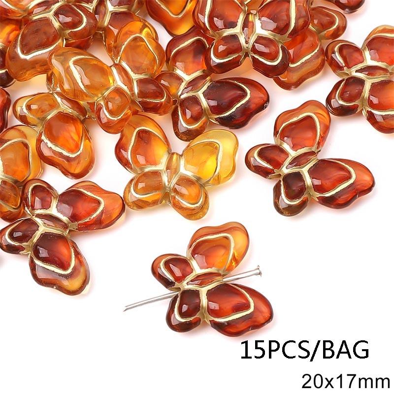 Handmade Bracelet Beads Acrylic Vintage Amber Gold Beads Oval Flat Beads Bracelet Necklace Spacer Beads Handmade Diy Jewelry Beading Accessories