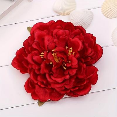 Böhmische Pfingstrosen-Haarspange, Exquisites Spangen-Design, Für Hochzeitsgäste und Tänzerinnen, Unverzichtbares Haar-Accessoire