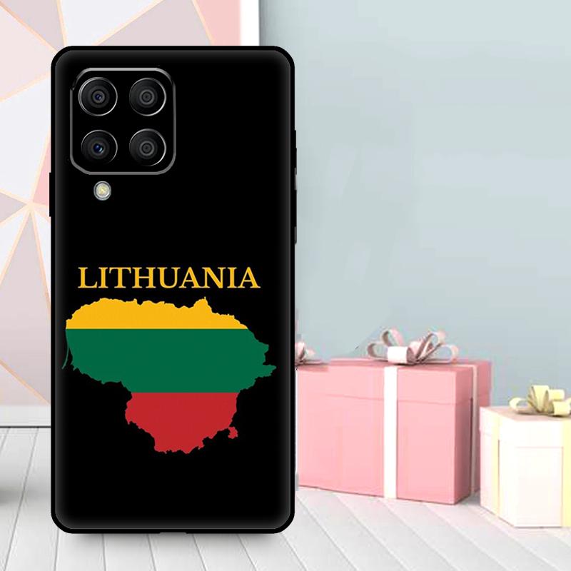 Fashion Lithuania Flag Case For Samsung Galaxy M16 M31 M21 M13 M33 M53 M15 M35 M55 M36 M56 M12 M32 M52 M14 M34 M54