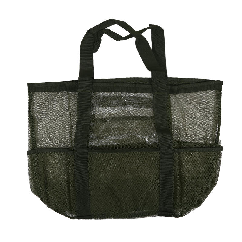 Genți de Plajă pentru Femei Călătorii de Vară Geantă Tote din Plasă cu Buzunar Interior Mare Geantă de Umăr Împletită Rezistentă la Nisip