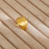 1Pcs Stainless Steel Ring Set with Zirconia, Metal Style Finger Ring, Index Finger Ring