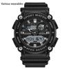New Electronic Watch Multifunctional Outdoor Sports Green Light Waterproof Men's Watch Simple Creative Watch