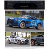 1/24 Ford Mustang Shelby GT500 Viper Alloy Sports Car Model Diecast Metal Toy Racing Car Vehicle Model Sound and Light Kids Gift