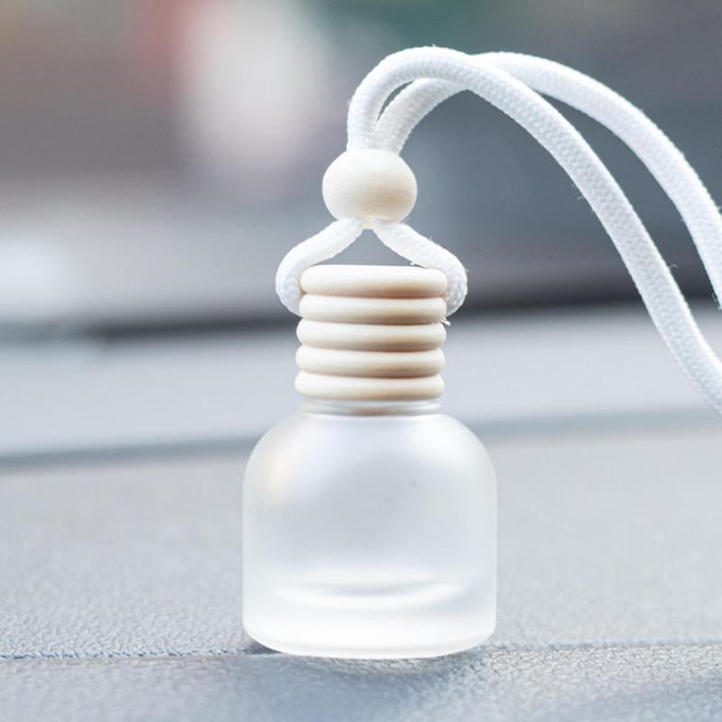 1Pcs 11Ml Air Freshener Empty Bottle Car Hanging Glass Bottle Aromatherapy Pendant Diffuser Car Decoration Aromatherapy Ornament