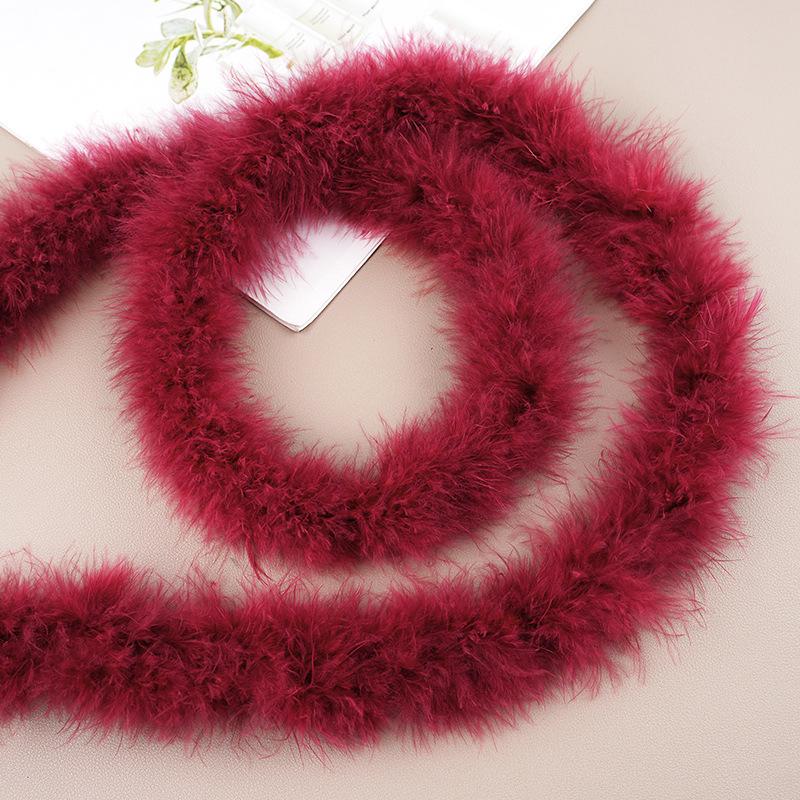 Colorful Turkey Feather Strips for DIY Crafts and Christmas Decorations