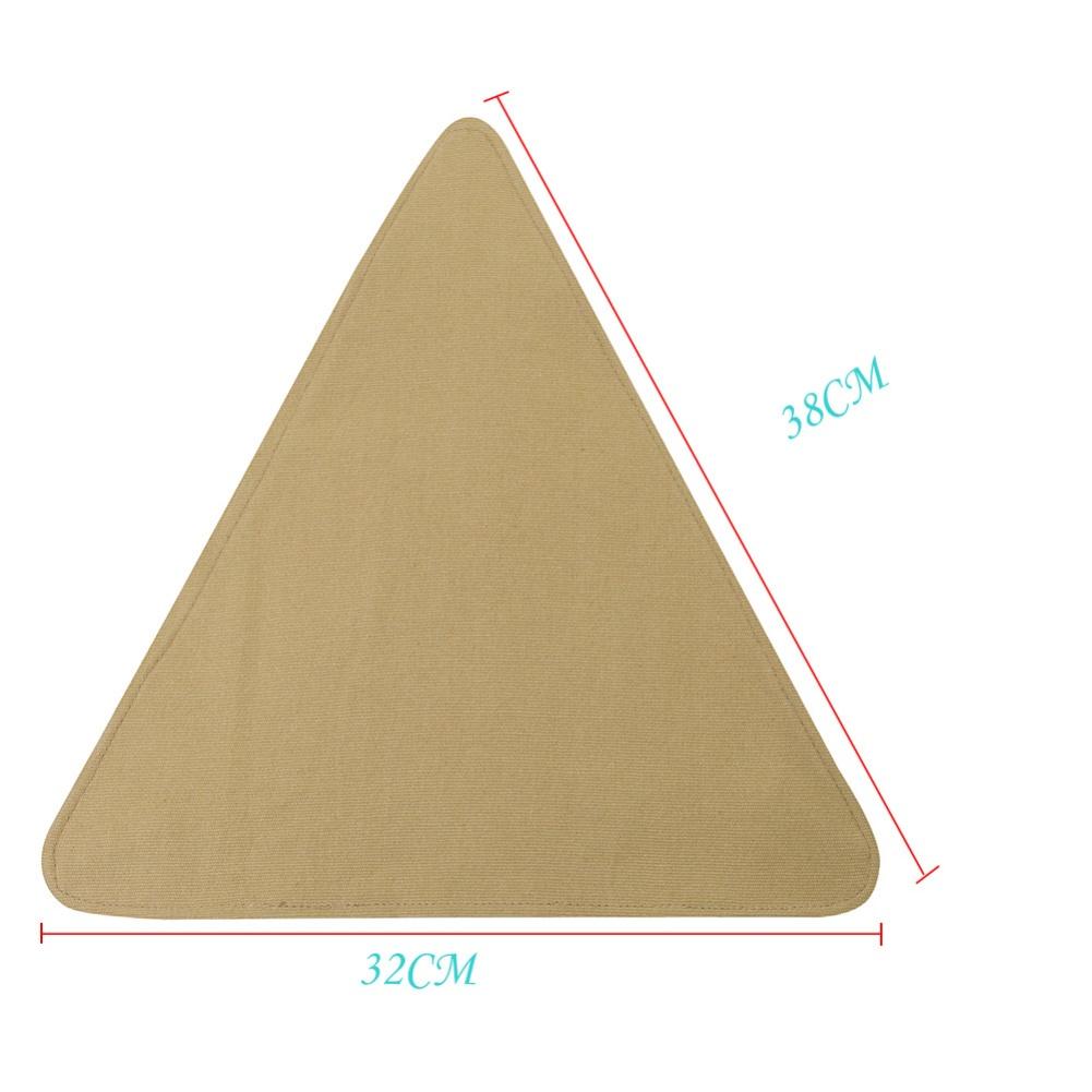 Lightweight 38cm Folding Camping Stool Waterproof Canvas Tripod Chair Suitable for Hiking Fishing Travel and Gardening бежевый