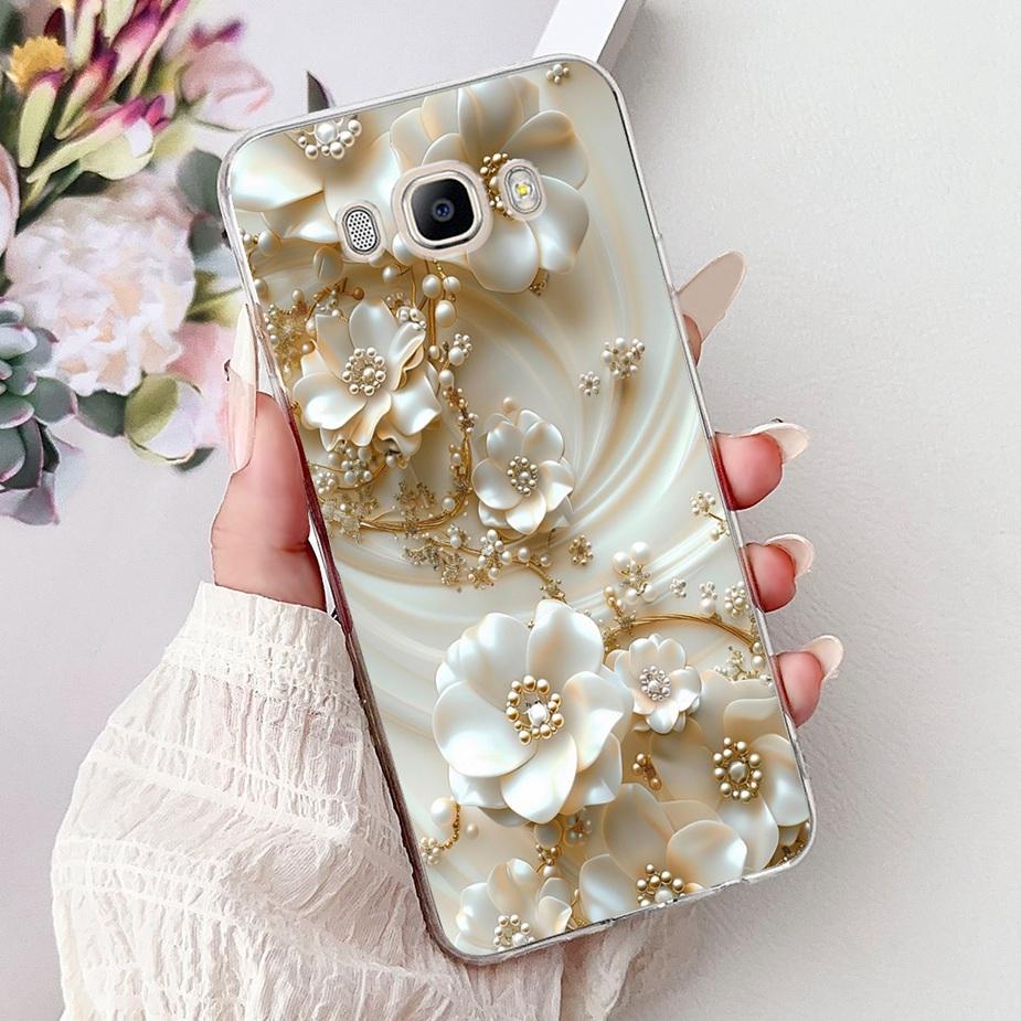 For Samsung Galaxy J5 2016 Case SM-J510F New Luxury Painted Cover Soft Silicone Phone Case For Samsung J3 J5 J7 2016 Fundas Capa