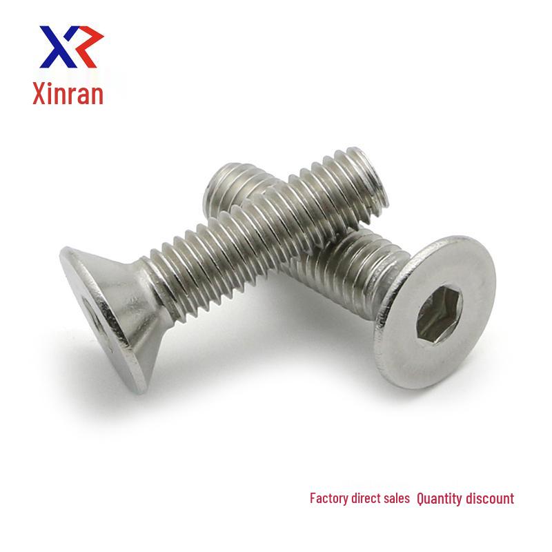 304 Stainless Steel Flat Head Hex Socket Screw (M3*4-50) - DIN7991