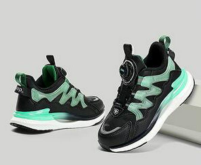 Jeep Kids  Breathable Mesh Running Shoes - Lightweight, Soft Sole, Trendy Boys  Sports Shoes for Autumn 2025 30 чёрный
