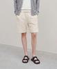 Jeilium Leo Drawstring Shorts Cream
