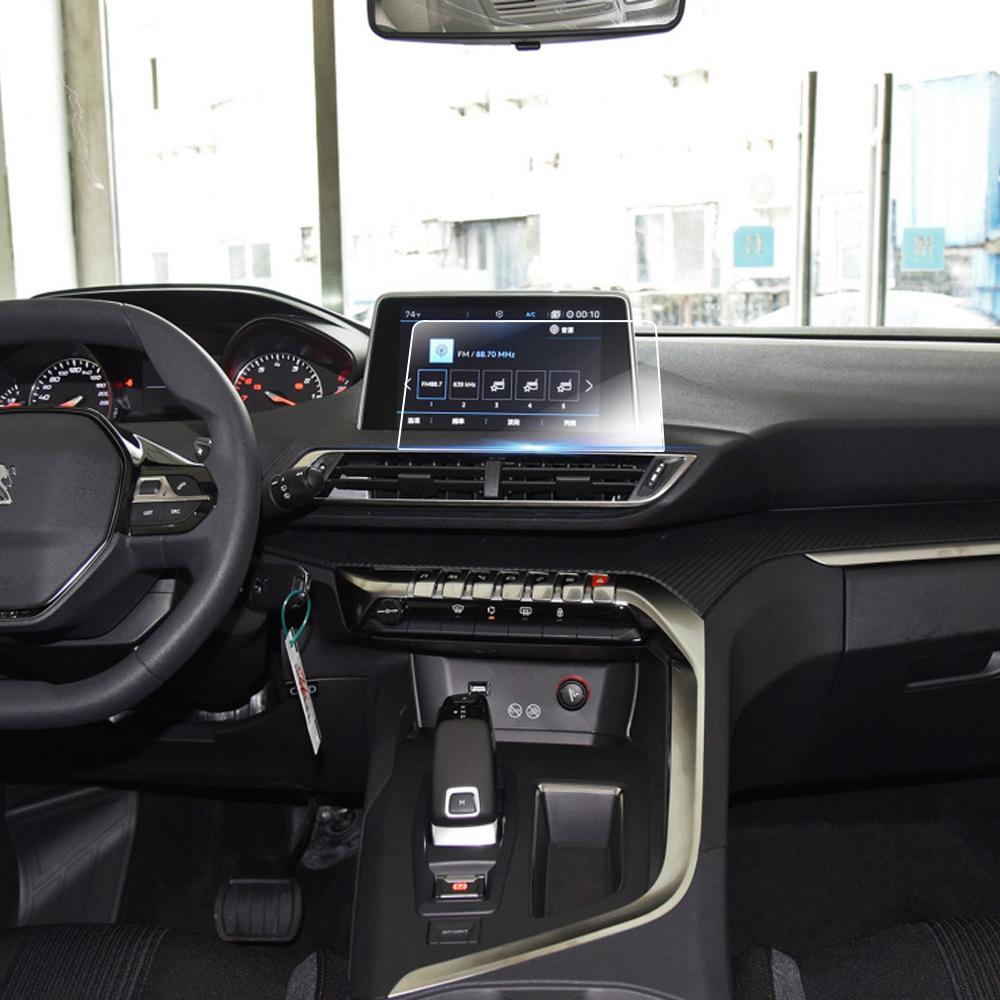 For Peugeot 3008 5008 3008GT 4008 2017 2018 2019 LHD Navigation Screen Film GPS Screen Tempered Glasses Protector Accessories