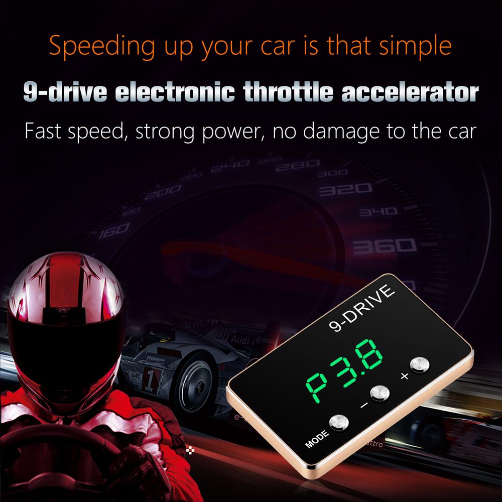 9 Mode Electronic Throttle Controller Accelerator 861 Windbooster Suitable FORD F150 F250 MUSTANG Landrover MAZDA BT50 Jaguar XE