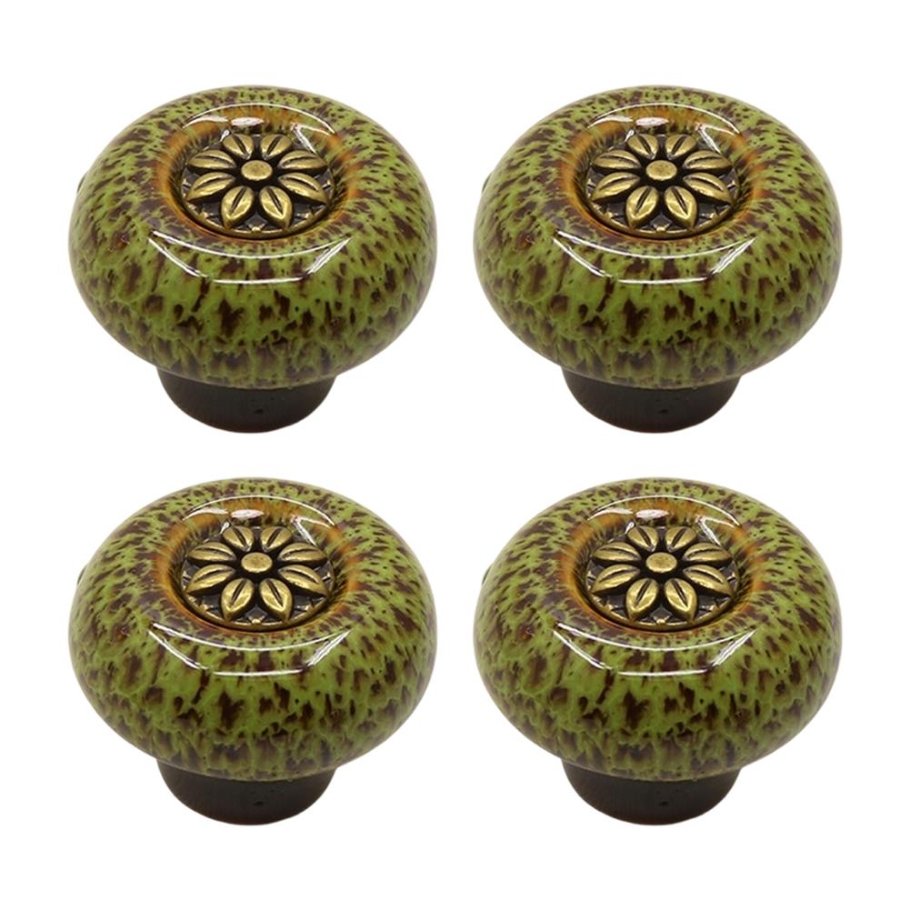 4Pcs Retro Classic Clothing Cabinet Door Handle Drawer Handle Single Hole For Cabinets Dressers And Drawers Handle Home Hardware