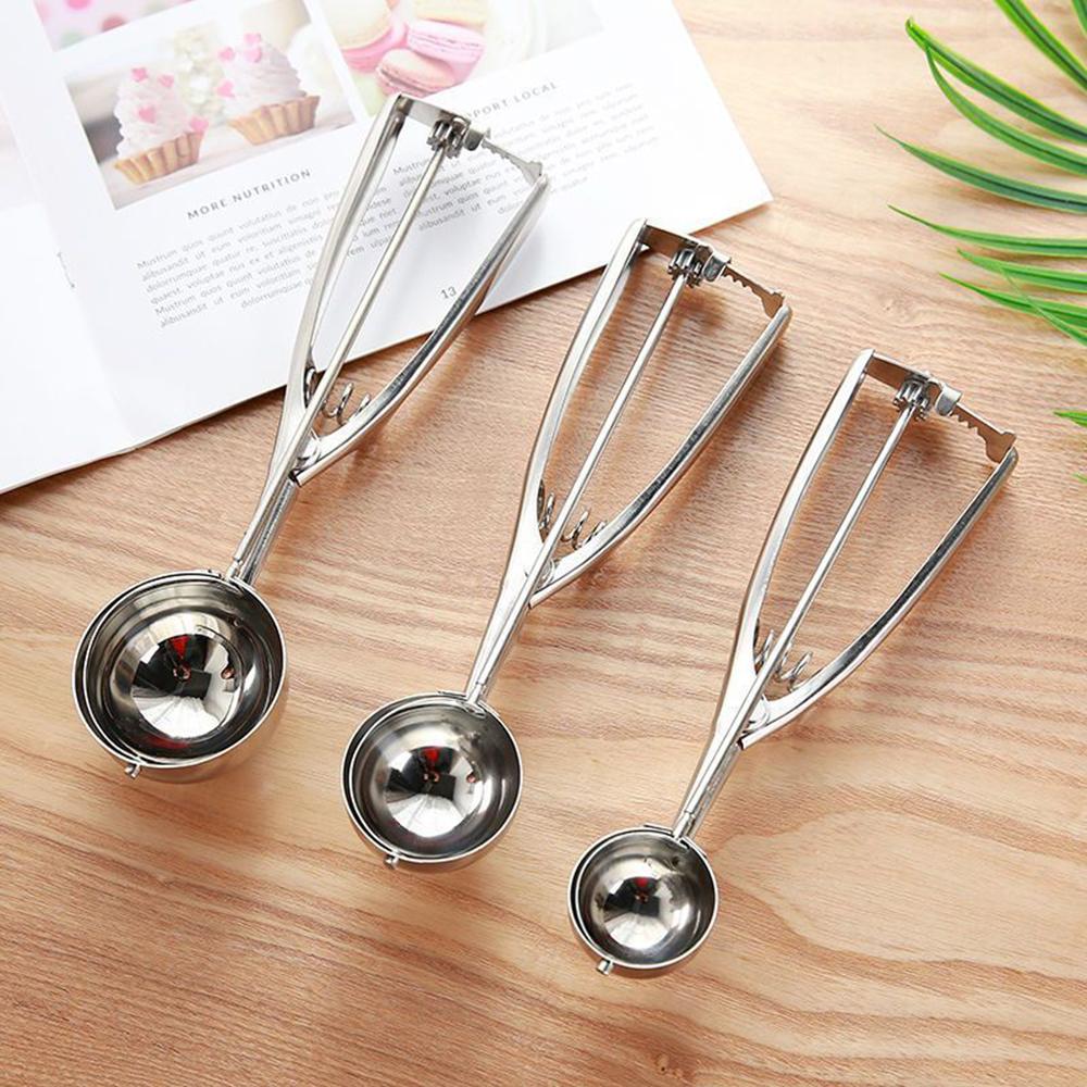 1PC Stainless Steel Ice Cream Scoop Fruit Scoop Ice Cream Scoop Ball Scoop Fruit Scoop