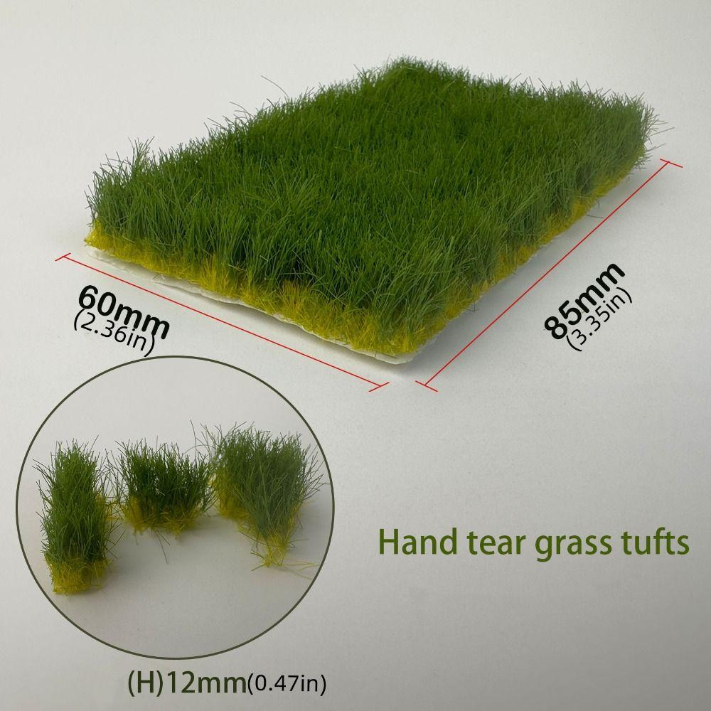 Miniature Landscape Artificial Grass Tufts Hand Tear Static Grass Cluster Sand Table