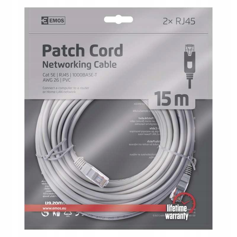 Patch Cable Utp Cat5E 15M Emos S9127 1 Pc