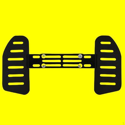 E Bike Wide Front Footrest Metal Plate Accessory with Hole Design Professional Multipurpose for Long
