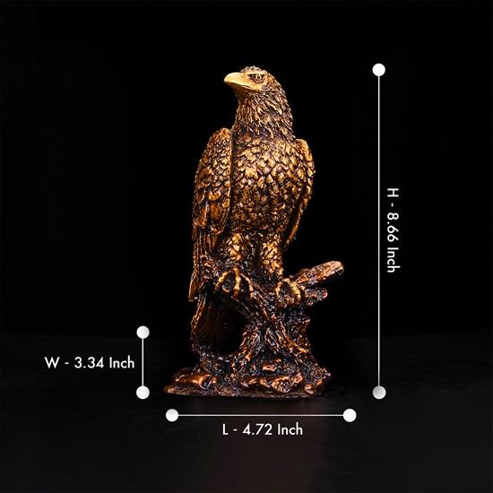 Mektig Ørn Dekorativ Statue Rovfugl Skulptur for Hjemmekontor Dekor, Symbol Ørn Figur, Perfekt Gave til Elskere, Fugl, Patriotisk Dekor