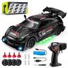2026 Portable 2.4G Wireless 4-wheel Drive Drift RC Car 1:24 Scale with Cool Lights Stepless Speed Kids Remote Control Vehicle Christmas Birthday Gifts