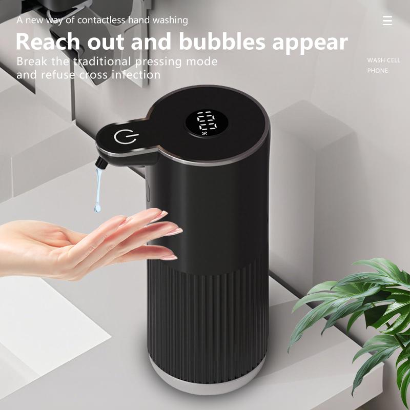 360ML Power Level Digital Display Intelligent Electric Hand Sanitizer Washing Machine Touchless Automatic Senor Soap Dispenser
