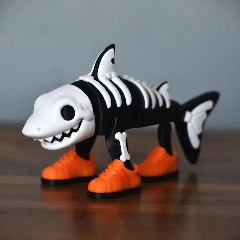 1PC Halloween Limited Tralalero Tralala Shark Collectible Figurine Toys Italian Brainrot  Tung Tung Tung Sahur Cappuccino Toy