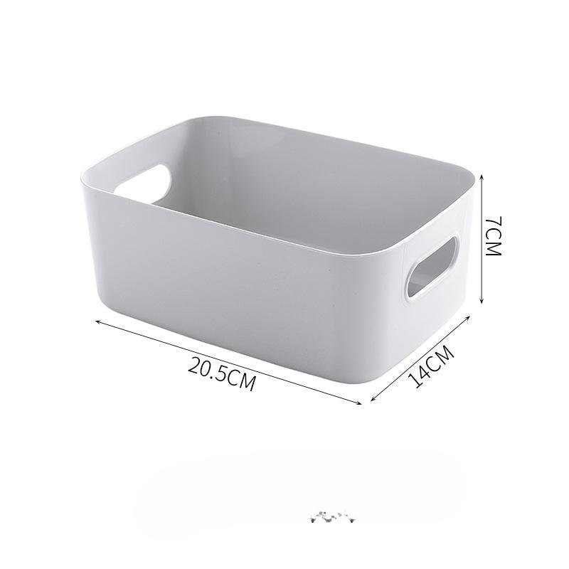 Storage Box Desktop Cosmetics Storage Clutter Organizer Storage Basket Plastic Snacks Household Kitchen Storage Box