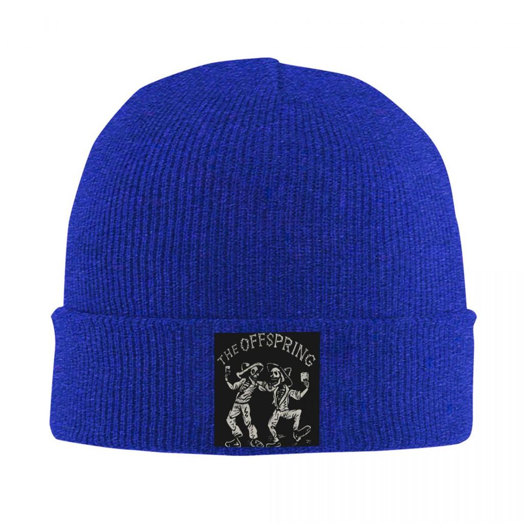 Punk The Offspring Warm Knitted Cap Winter Knit Bonnet Hat Skullies Beanies Hip Hop Caps for Unisex