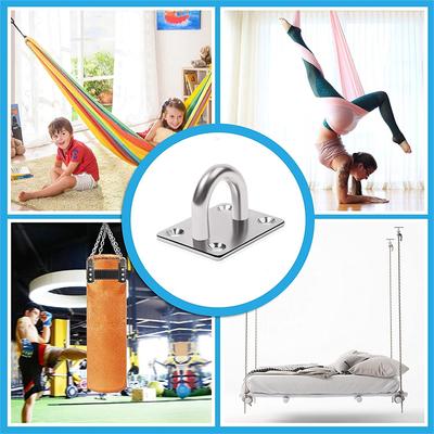 Σταθερή Πλάκα Πόρπη Πόρτας Αιώρα Γιόγκα Ανεμιστήρας Οροφής Άγκιστρο Σάκου Άμμου Άγκιστρο Φορτίου Σετ Αξεσουάρ Αντηλιάδας