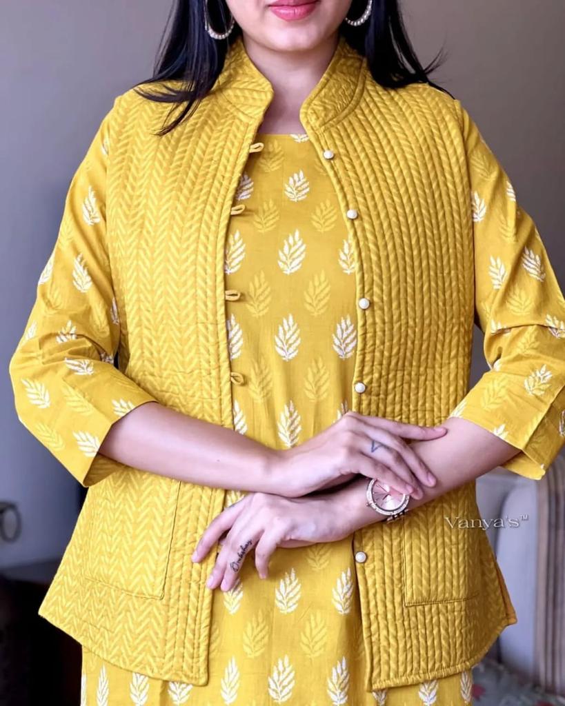 Party Wear Bollywood Winter Wear Kurta Pant Jacket Indian Women Party Wear Kurti Dress