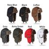Men Women Fur Earflap Russian Ushanka Winter Hats Winter Cap Ski Hat