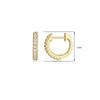 2024 New Smooth Metal Chunky Hoop Earrings for Women Fashion Gold Color Round Circle Hoops Girls Statement Earrings Punk Jewelry